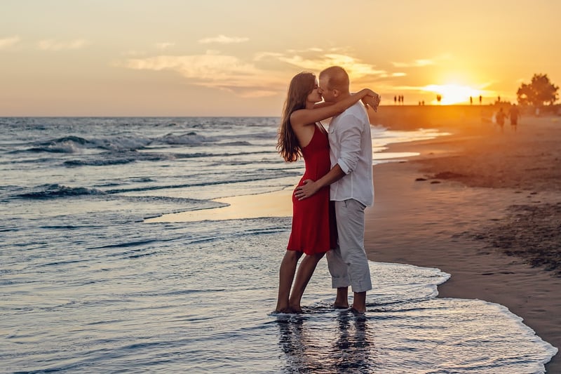 Romantic Sunset Shot